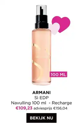 ICI PARIS XL Armani Sì EDP Navulling aanbieding