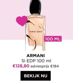 ICI PARIS XL Armani Sì EDP aanbieding