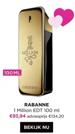 ICI PARIS XL Rabanne 1 Million EDT aanbieding