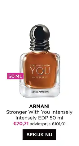 ICI PARIS XL Armani Stronger With You Intensely Intensely EDP aanbieding