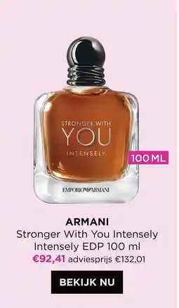 ICI PARIS XL Armani Stronger With You Intensely Intensely EDP aanbieding