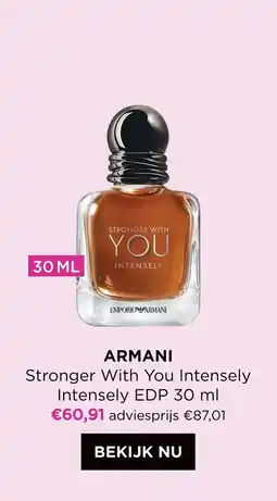 ICI PARIS XL Armani Stronger With You Intensely Intensely EDP aanbieding