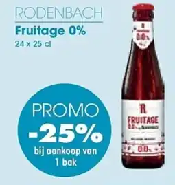 Prik en Tik Rodenbach Fruitage 0% aanbieding