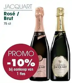 Prik en Tik Jacquart Rosé/ Brut aanbieding