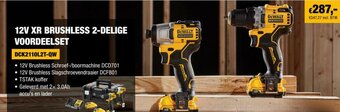 DeWALT 12V XR Brushless 2-Delige Voordeelset aanbieding