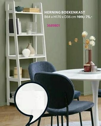 Jysk Herning boekenkast aanbieding