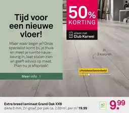 Karwei Extra breed laminaat Grand Oak XXB aanbieding