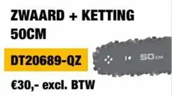 Zwaard + Ketting 50cm
