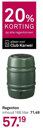Karwei Regenton aanbieding