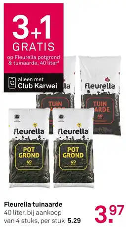 Karwei Fleurella Tuinaarde aanbieding