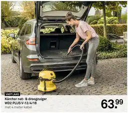 Karwei Kärcher nat- & droogzuiger WD2 PLUS V-12/4/18 aanbieding