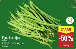 ALDI Fijne Boontjes aanbieding