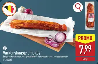 ALDI Varkenshaasje Smokey aanbieding