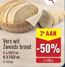 ALDI Vers wit Zweeds brood aanbieding