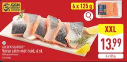 ALDI Golden Seafood Verse Zalm met Huid aanbieding
