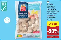 ALDI Golden Seafood Scampi's aanbieding