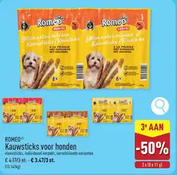ALDI Romeo Kauwsticks voor honden aanbieding