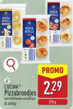 ALDI Cucina Pizzabroodjes aanbieding