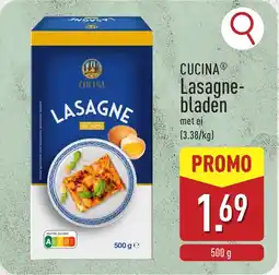 ALDI Cucina Lasagnebladen aanbieding