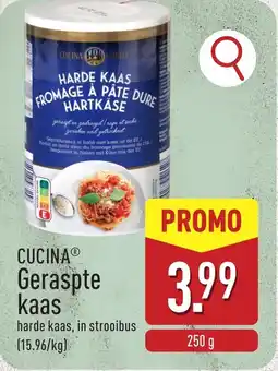 ALDI Cucina Geraspte Kaas aanbieding