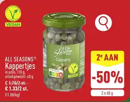ALDI All Seasons Kappertjes aanbieding