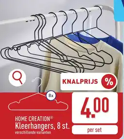 ALDI Home Creation Kleerhangers aanbieding