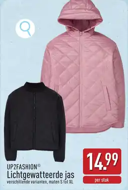 ALDI Up2fashion Lichtgewatteerde jas aanbieding