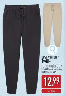 ALDI Up2fashion Twill Joggingbroek aanbieding