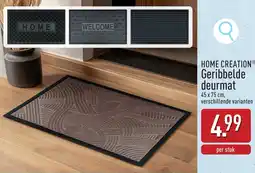 ALDI Home creation geribbelde deurmat aanbieding