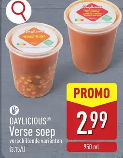 ALDI Daylicious verse soep aanbieding