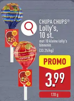 ALDI Chupa chups lolly's aanbieding