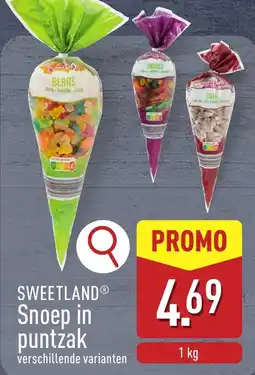 ALDI Sweetland Snoep in puntzak aanbieding