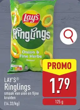 ALDI Lay's Ringlings aanbieding