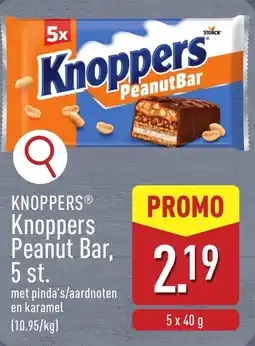 ALDI Knoppers Peanut Bar aanbieding