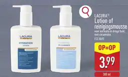 ALDI Lacura lotion of reinigingsmousse aanbieding