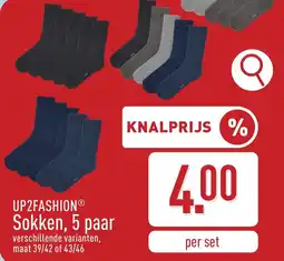 ALDI Up2fashion sokken aanbieding