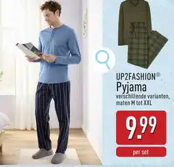 ALDI Up2fashion pyjama aanbieding