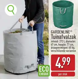ALDI Gardenline tuinafvalzak aanbieding