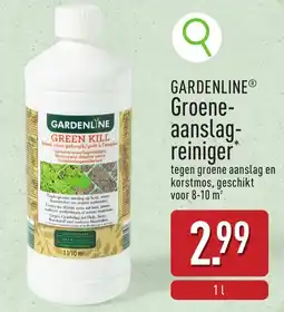 ALDI Gardenline groeneaanslagreiniger aanbieding