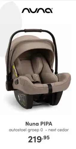Baby & Tiener Nuna PIPA aanbieding