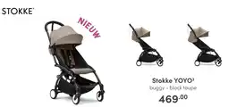 Baby & Tiener Stokke YOYO³ buggy black taupe aanbieding