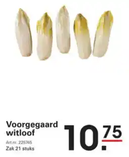 Sligro Voorgegaard witloof aanbieding