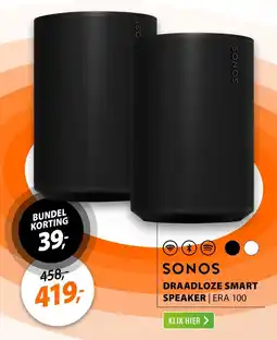 Expert Sonos Draadloze Smart Speaker ERA 100 aanbieding
