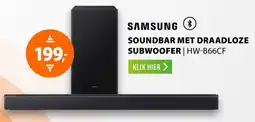 Expert Samsung Soundbar met Draadloze Subwoofer HW-B66CF aanbieding