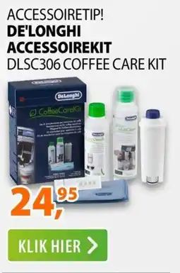 Expert De'Longhi Accessoirekit DLSC306 Coffee Care Kit aanbieding