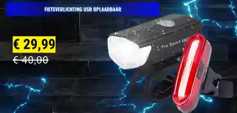 Fietsverlichting USB Oplaadbaar