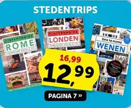 Boekenvoordeel Stedentrips aanbieding