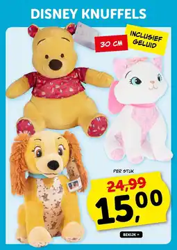 Boekenvoordeel Disney Knuffels aanbieding