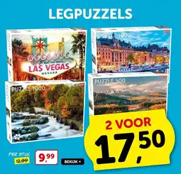 Boekenvoordeel Legpuzzels aanbieding