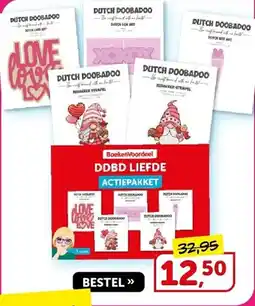 Boekenvoordeel Dutch Doobadoo DDBD Liefde aanbieding